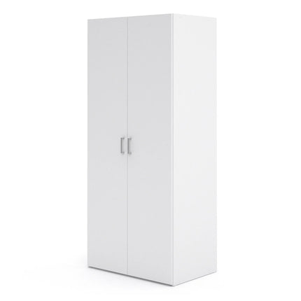 Space - Wardrobe with 2 Doors in White