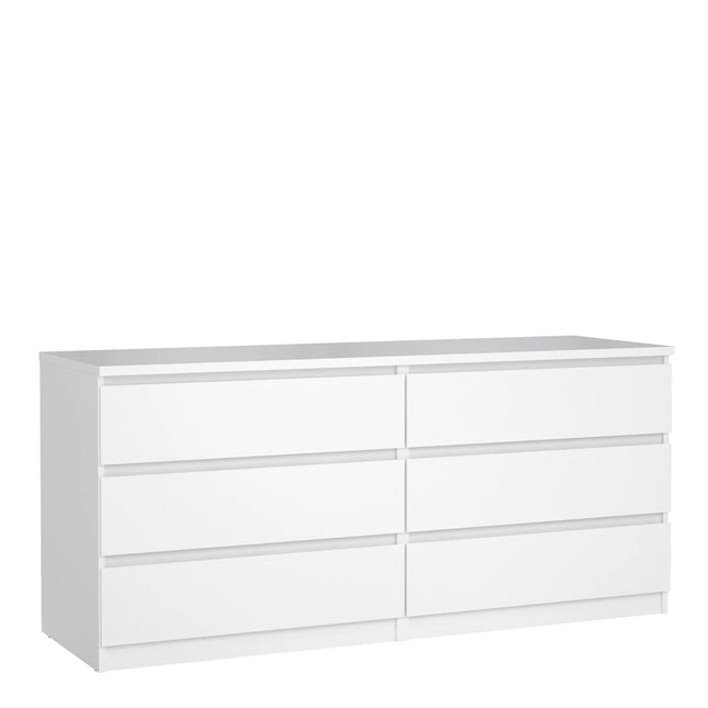 Naia - Wide Chest of 6 Drawers (3+3)