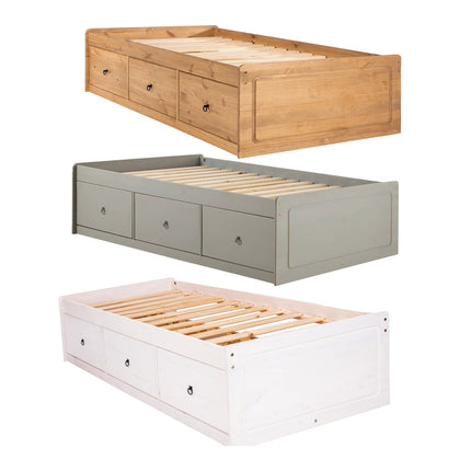 Corona - Single Bed - 3 Drawer with Underbed Storage