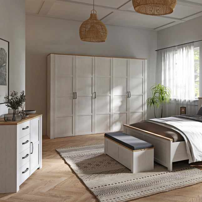 Bohol 1 Door 4 Drawer Chest – Provensal Storage, Choice Of Finishes