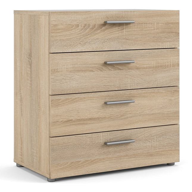 Pepe Chest Of 4 Drawers – Compact Contemporary Storage, Choice Of Finishes