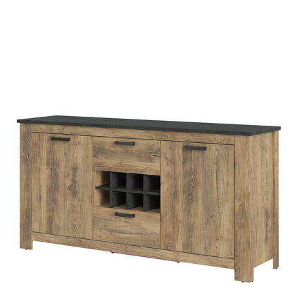 Rapallo - 2 Door 2 Drawer Sideboard with Wine Rack