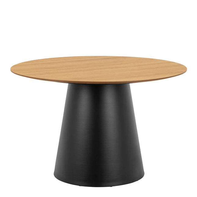 Soli - Round Dining Table with 4 Swivel Darlene Dining Chairs with Armrest