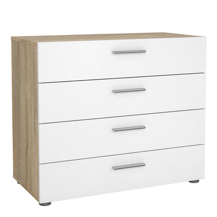 Pepe Bedroom Set 2 Door Wardrobe 6 Drawers High Gloss 201cm