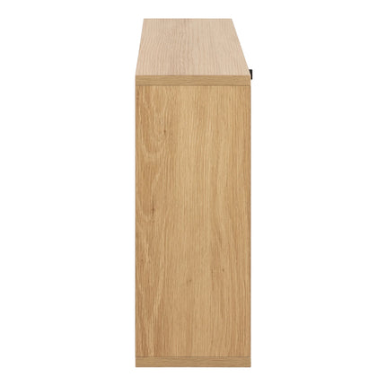 Albany Shoe Cabinet Oak Effect Wall Mounted 72cm