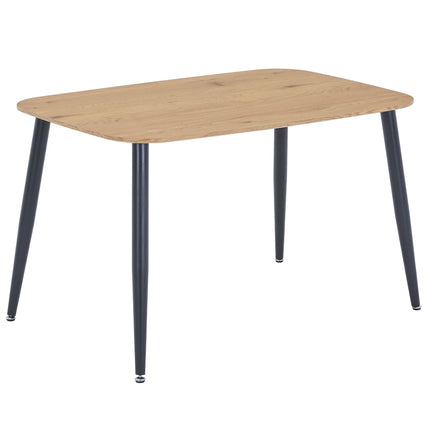 Aspen - Dining Table - Rectangular with Black Tapered Legs