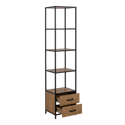 Seaford - Bookcase with 2 Drawers and 3 Shelves