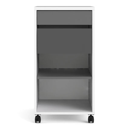 Function Plus - Mobile file cabinet 2 drawers + 1 shelf