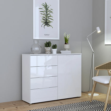 Sienna - 4 Chest of Drawers 1 Door