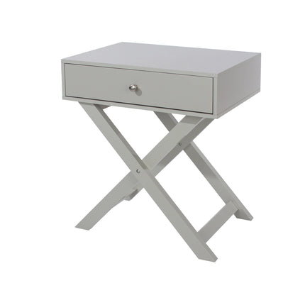 Options - Bedside Cabinet - 1 Drawer & X-Shaped Legs
