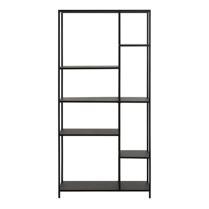 Newcastle - Asymmetrical Bookcase with 6 Shelves