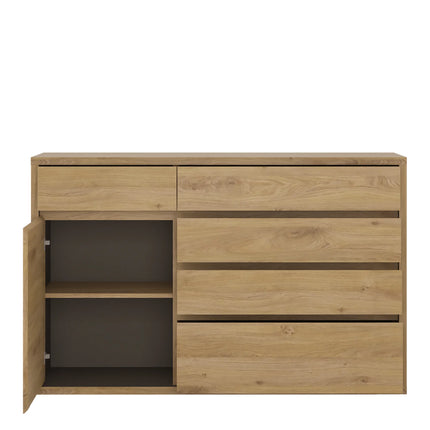 Shetland - 1 Door 5 Drawer Cupboard