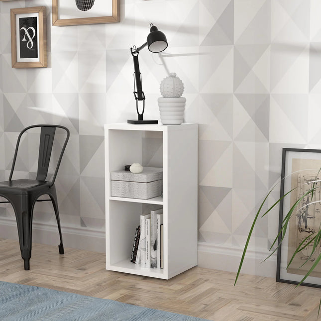 Mauro 1 Shelf Storage Unit – 2 Open Cubes, Choice Of Finishes