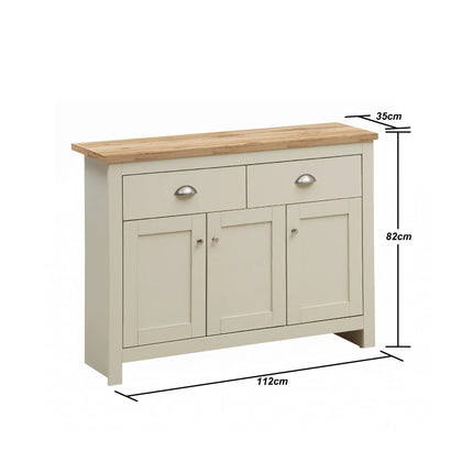 Lisbon - Set - 3 Door TV Unit, 3 Drawer Sideboard, Coffee Table