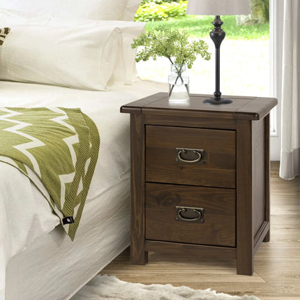 Boston - Bedside Table - 2 Drawer