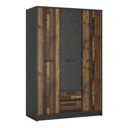 Brooklyn - 3 Door Wardrobe with 2 Drawers
