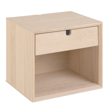 Century 1 Drawer Wall Mounted Bedside with Shelf