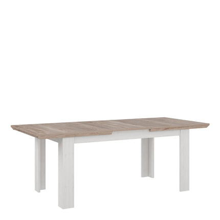 Illoppa - Dining Table Extended in Oak Nelson/Snowy Oak