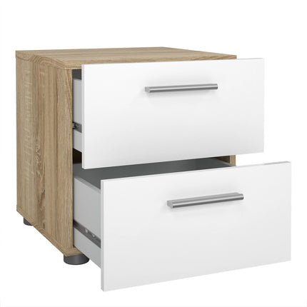 Pepe Bedroom Set 2 Door Wardrobe 6 Drawers High Gloss 201cm