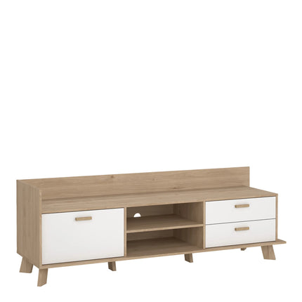 Ikast - TV Unit with 1 Door + 2 Drawers