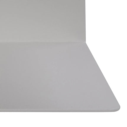 Joliet White Powder-Coated Steel Wall Shelf – Compact & Durable
