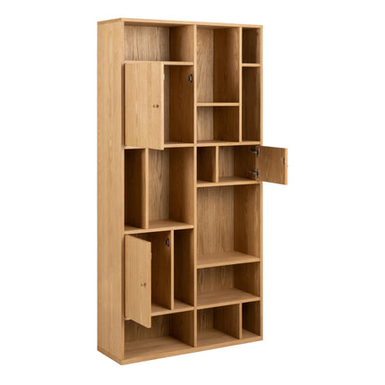 Rangoon - 3 Door Large Bookcase