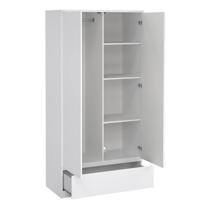 Naia - Wardrobe with 2 Doors + 1 Drawer