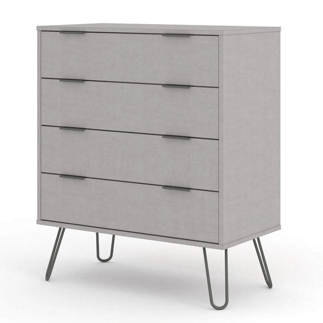 Augusta - Chest of Drawers - 4 Drawer & Hairpin Legs