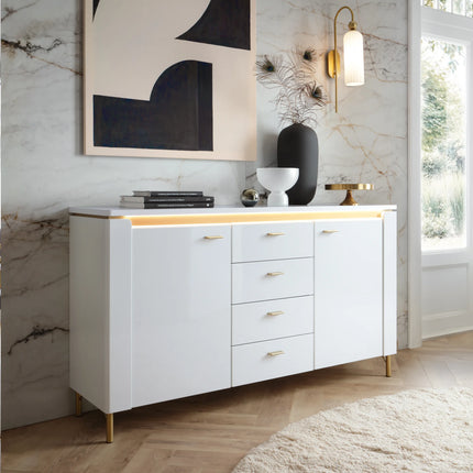 Lazio - Sideboard 2 Door 4 Drawer