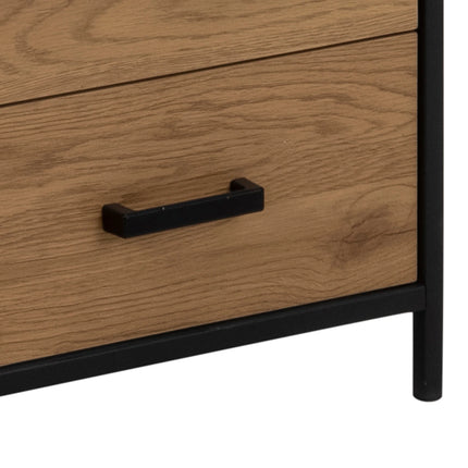 Seaford - Bookcase with 2 Drawers and 3 Shelves