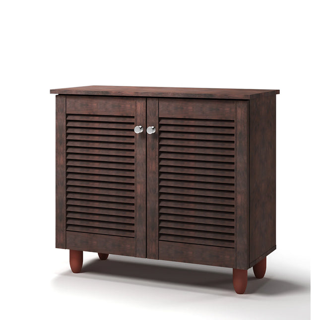 Essentials - Modern 2 Door Shoe Cabinet