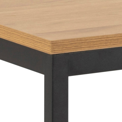 Seaford - Dining Table in Black & Oak