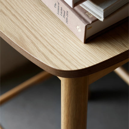 Barlow Bar Stool Without Back in Matt Oak Set of 2