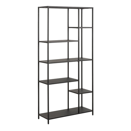 Newcastle - Asymmetrical Bookcase with 6 Shelves
