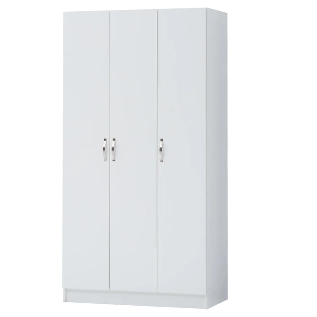 Essentials - 3 Door Double Wardrobe