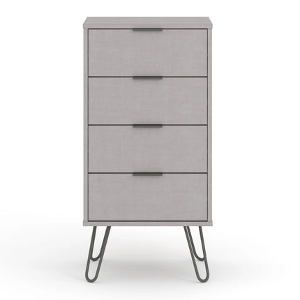 Augusta - Chest of Drawers - 4 Drawer Industrial & Hairpin Legs
