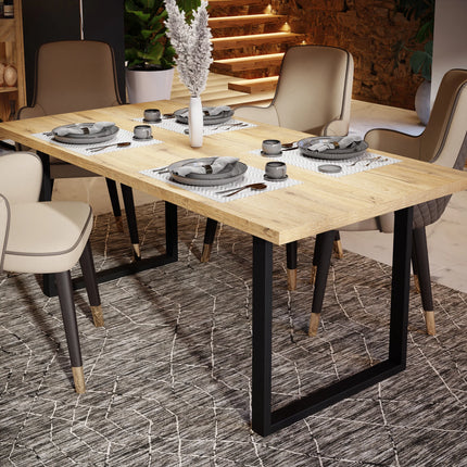 Nikomedes - Dining Table In Bartex Oak