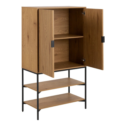 Jaipur - Cabinet with 2 Doors in Black