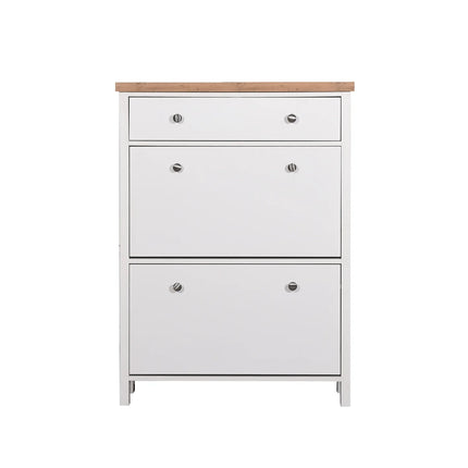 Astbury - 3 Tier Shoe Cabinet - White