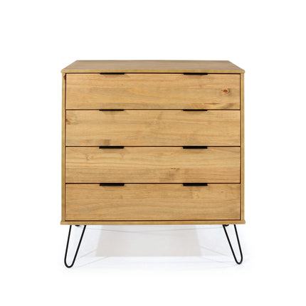 Augusta - Chest of Drawers - 4 Drawer & Hairpin Legs
