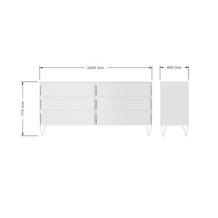 Monaco - 6 Drawer Chest