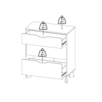 Ikast - 3 Drawer Chest of Drawers