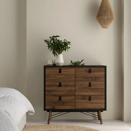 Ry Bedroom Set 3 Door Wardrobe 11 Drawers Modern 200cm High