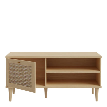Calasetta - 1 Door 2 Shelf TV Unit in Rattan