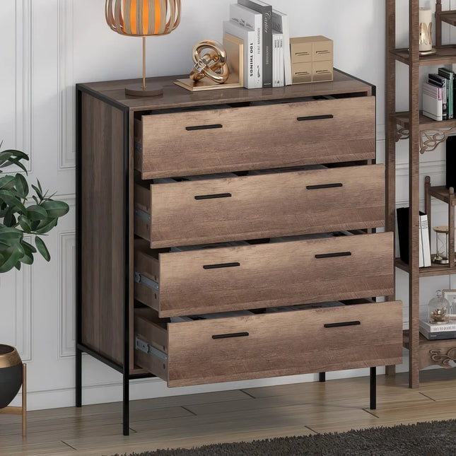 Stretton - 3 Piece Bedroom Set 4 Door Wardrobe - Rustic Oak