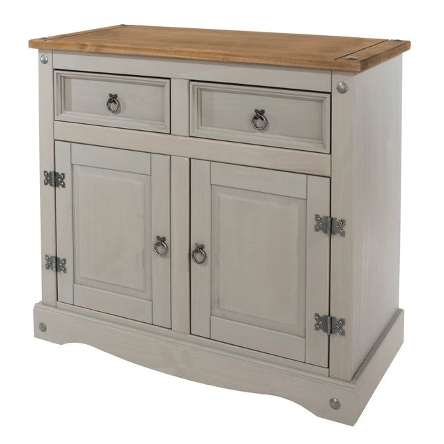 Corona - Sideboard - 2 Door 2 Drawer Pine & Metal Hardware