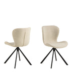 Cream Boucle & Black