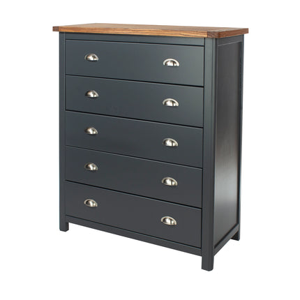 Boston - Chest of Drawers - 5 Drawer Traditional
