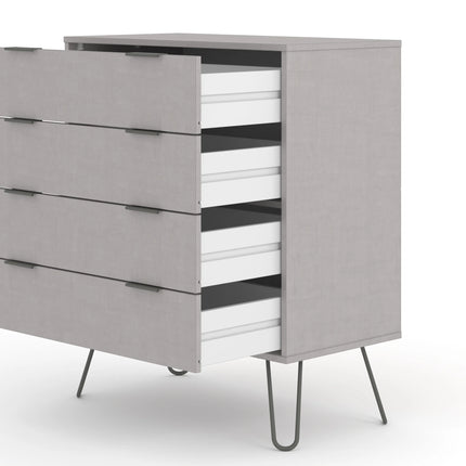 Augusta - Chest of Drawers - 4 Drawer & Hairpin Legs