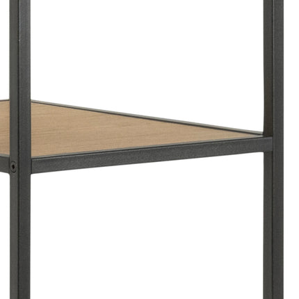 Seaford - Black Metal Clothes Rack with 5 Shelves